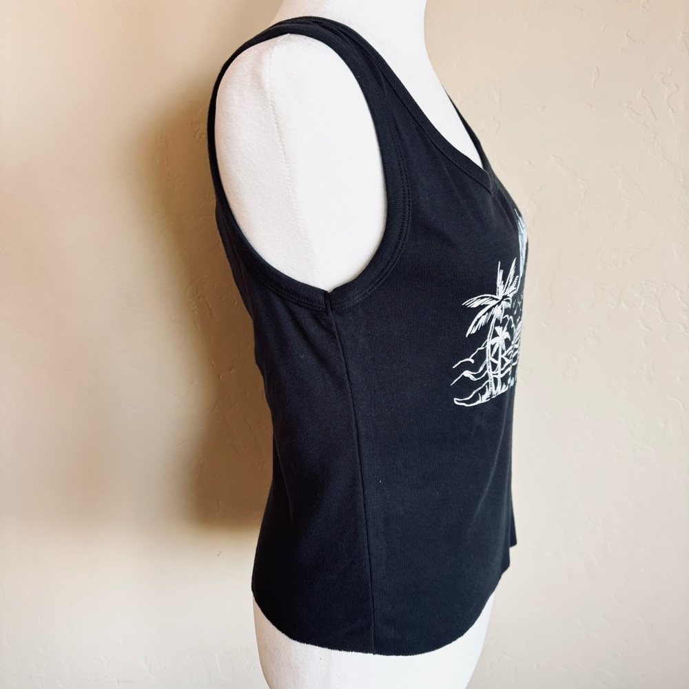 Billabong Black Beachy Graphic Tank Top - Picture 10 of 11